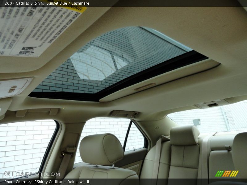 Sunset Blue / Cashmere 2007 Cadillac STS V6