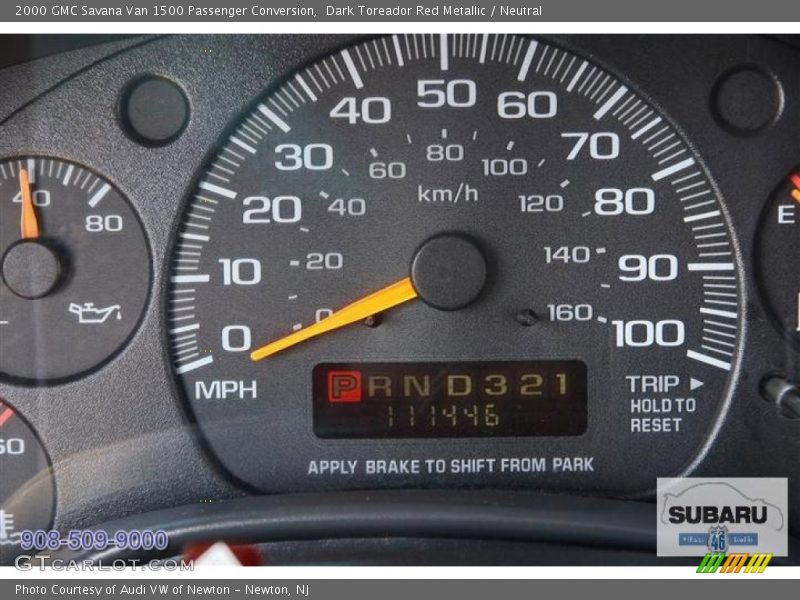 Dark Toreador Red Metallic / Neutral 2000 GMC Savana Van 1500 Passenger Conversion