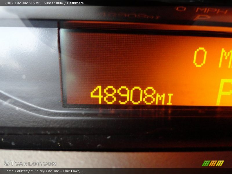 Sunset Blue / Cashmere 2007 Cadillac STS V6