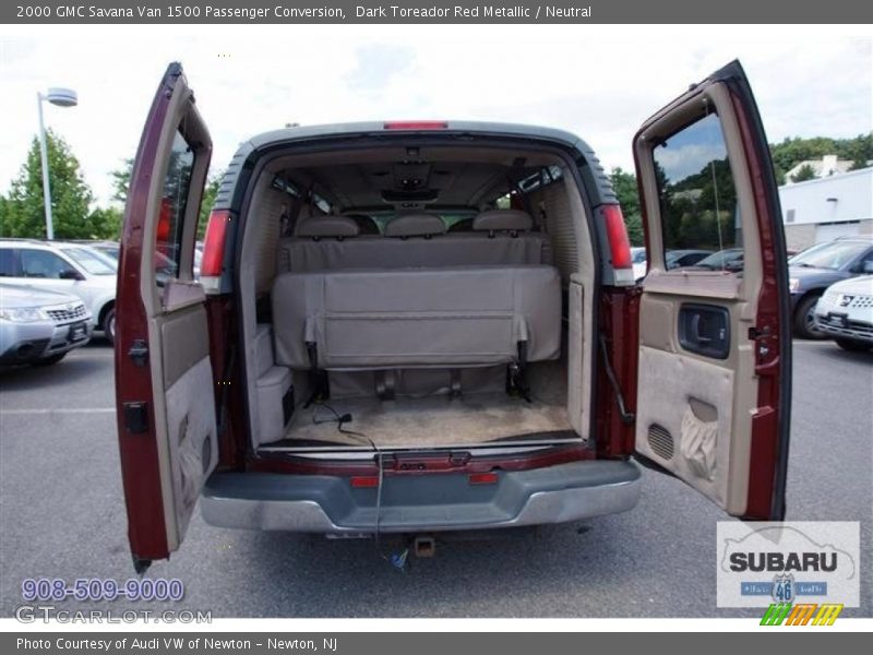 Dark Toreador Red Metallic / Neutral 2000 GMC Savana Van 1500 Passenger Conversion