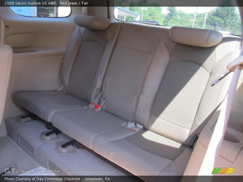 Red Jewel / Tan 2008 Saturn Outlook XE AWD