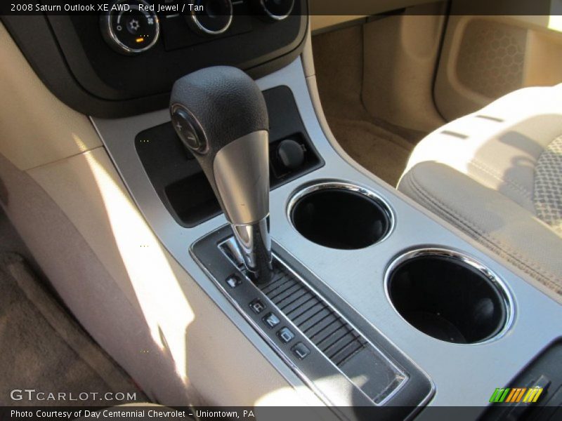 Red Jewel / Tan 2008 Saturn Outlook XE AWD