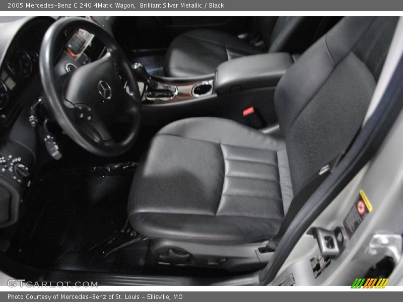 Brilliant Silver Metallic / Black 2005 Mercedes-Benz C 240 4Matic Wagon