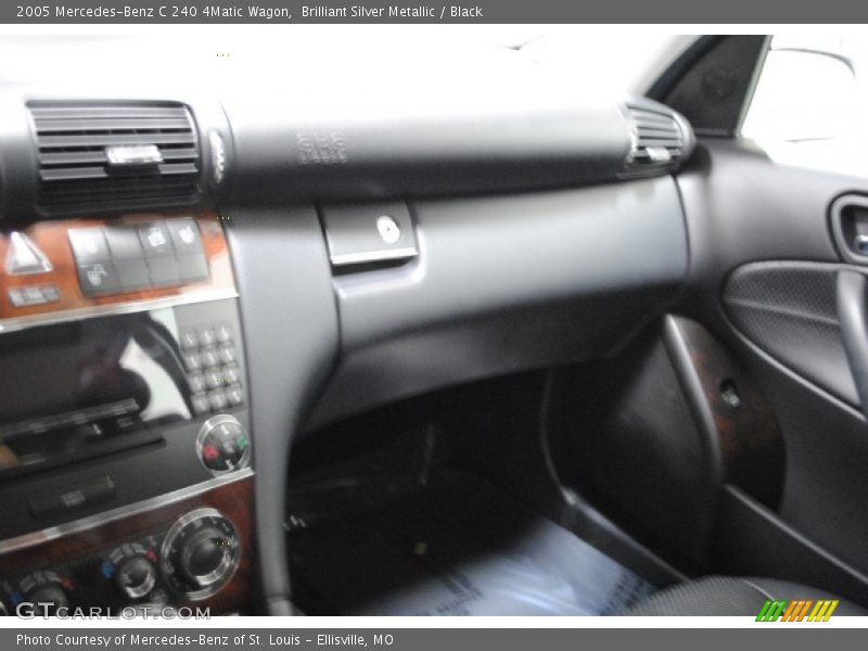 Brilliant Silver Metallic / Black 2005 Mercedes-Benz C 240 4Matic Wagon