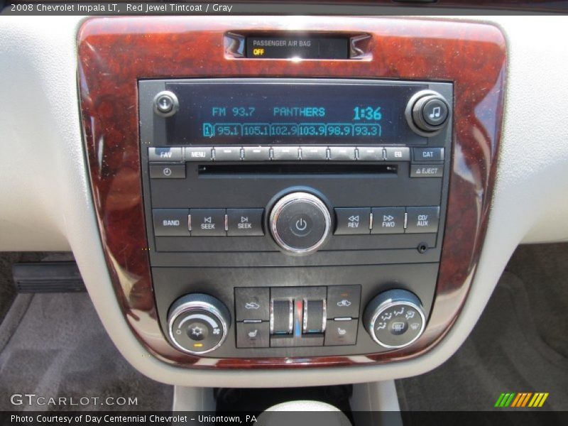 Red Jewel Tintcoat / Gray 2008 Chevrolet Impala LT