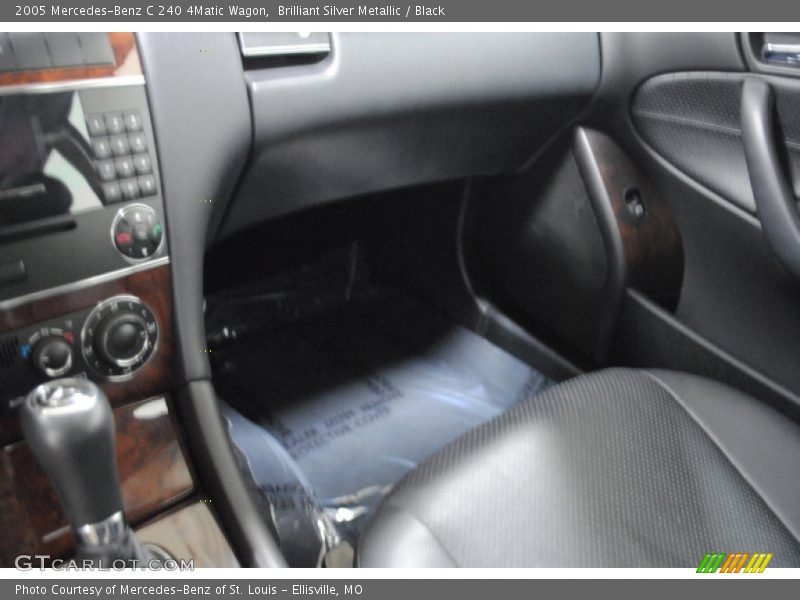 Brilliant Silver Metallic / Black 2005 Mercedes-Benz C 240 4Matic Wagon