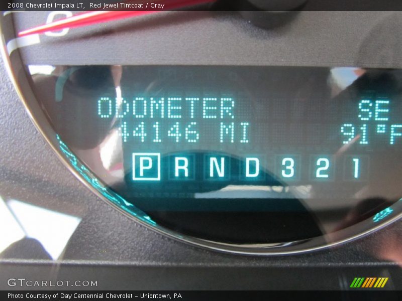 Red Jewel Tintcoat / Gray 2008 Chevrolet Impala LT