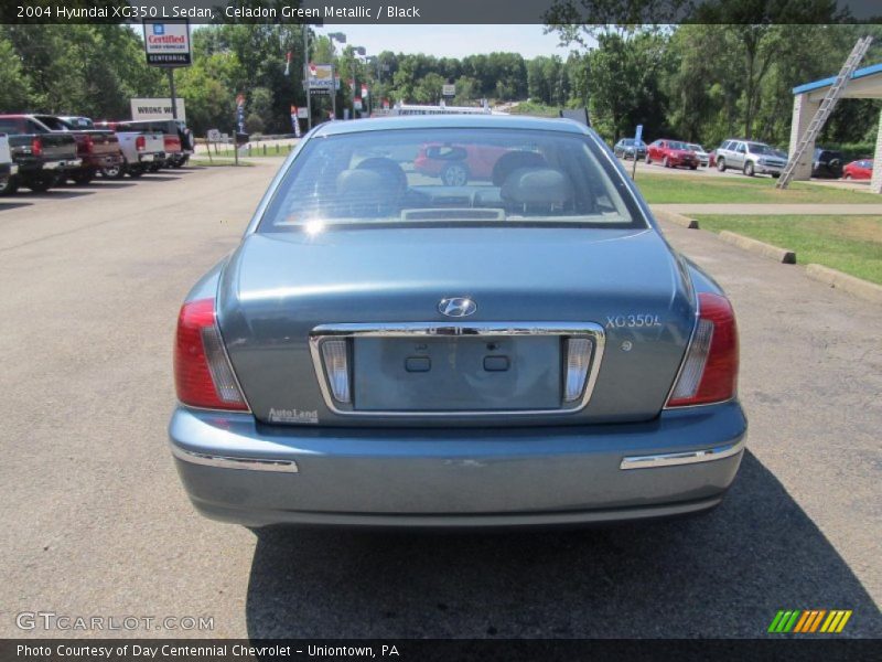 Celadon Green Metallic / Black 2004 Hyundai XG350 L Sedan