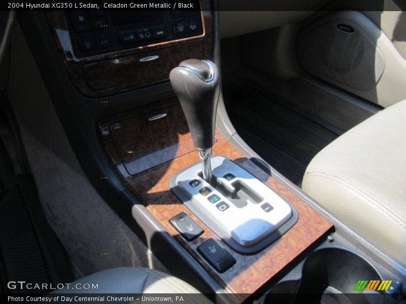 Celadon Green Metallic / Black 2004 Hyundai XG350 L Sedan