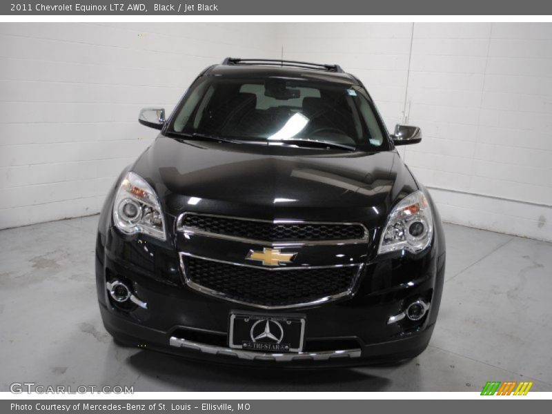 Black / Jet Black 2011 Chevrolet Equinox LTZ AWD