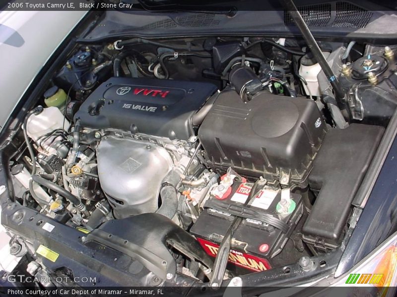 Black / Stone Gray 2006 Toyota Camry LE