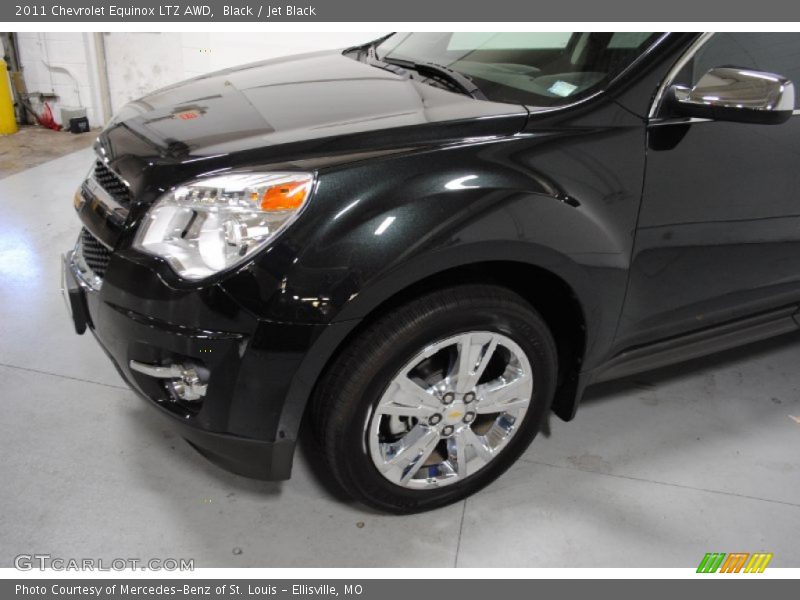 Black / Jet Black 2011 Chevrolet Equinox LTZ AWD