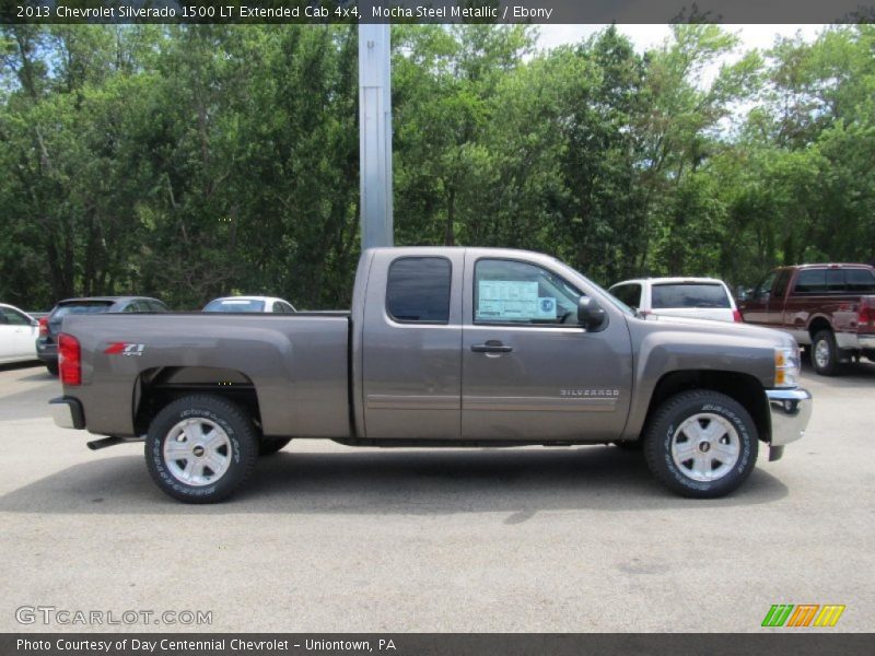 Mocha Steel Metallic / Ebony 2013 Chevrolet Silverado 1500 LT Extended Cab 4x4