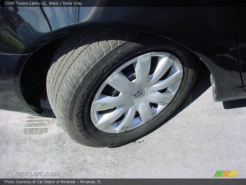 Black / Stone Gray 2006 Toyota Camry LE