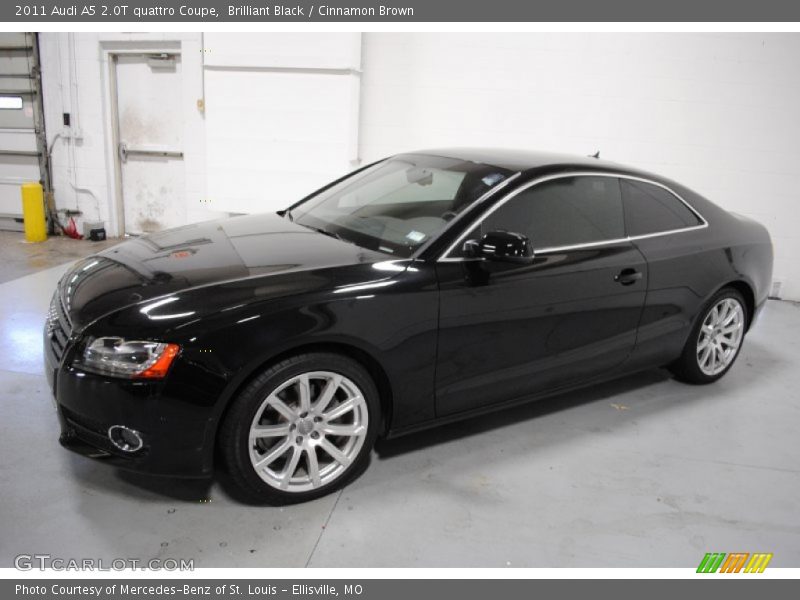 Brilliant Black / Cinnamon Brown 2011 Audi A5 2.0T quattro Coupe