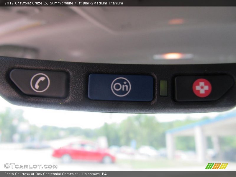 Summit White / Jet Black/Medium Titanium 2012 Chevrolet Cruze LS