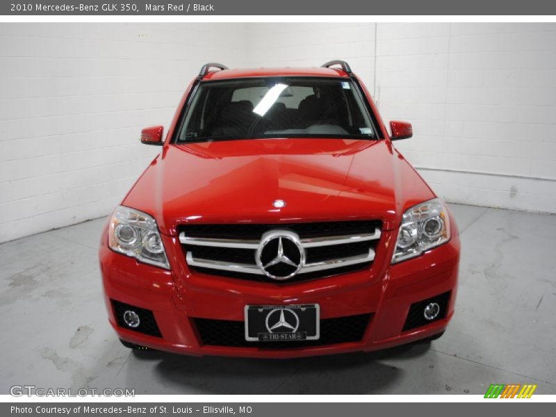 Mars Red / Black 2010 Mercedes-Benz GLK 350