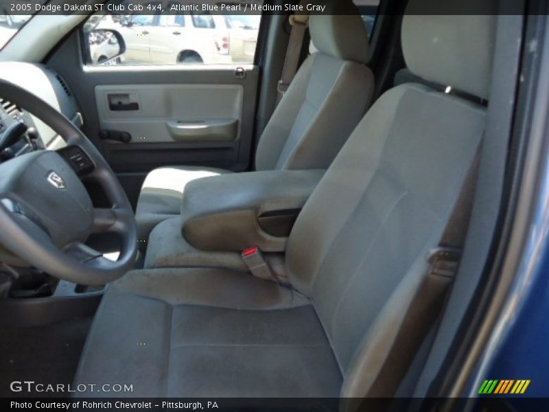 Atlantic Blue Pearl / Medium Slate Gray 2005 Dodge Dakota ST Club Cab 4x4