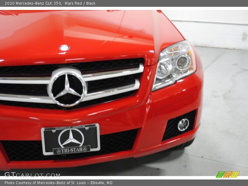 Mars Red / Black 2010 Mercedes-Benz GLK 350