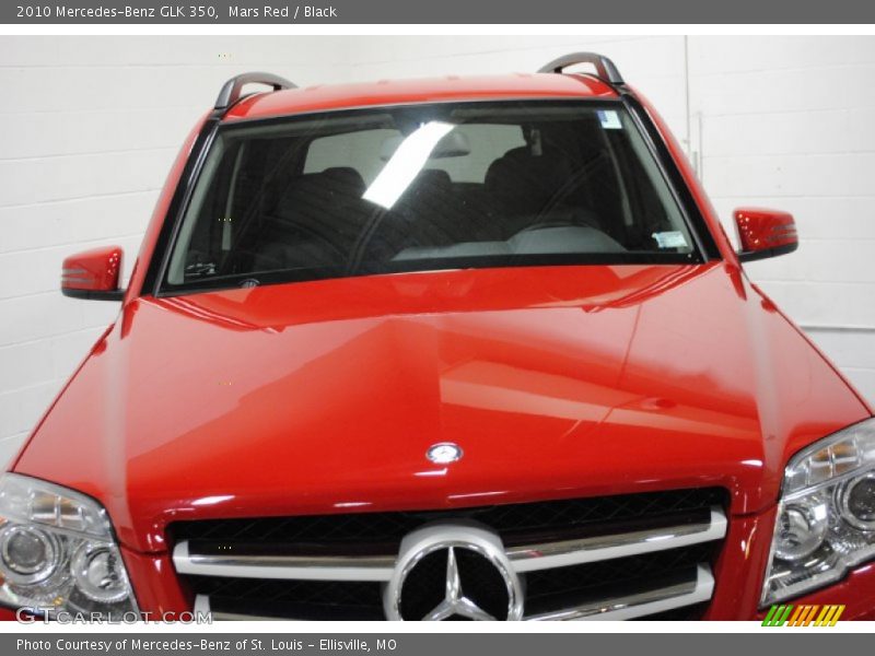 Mars Red / Black 2010 Mercedes-Benz GLK 350