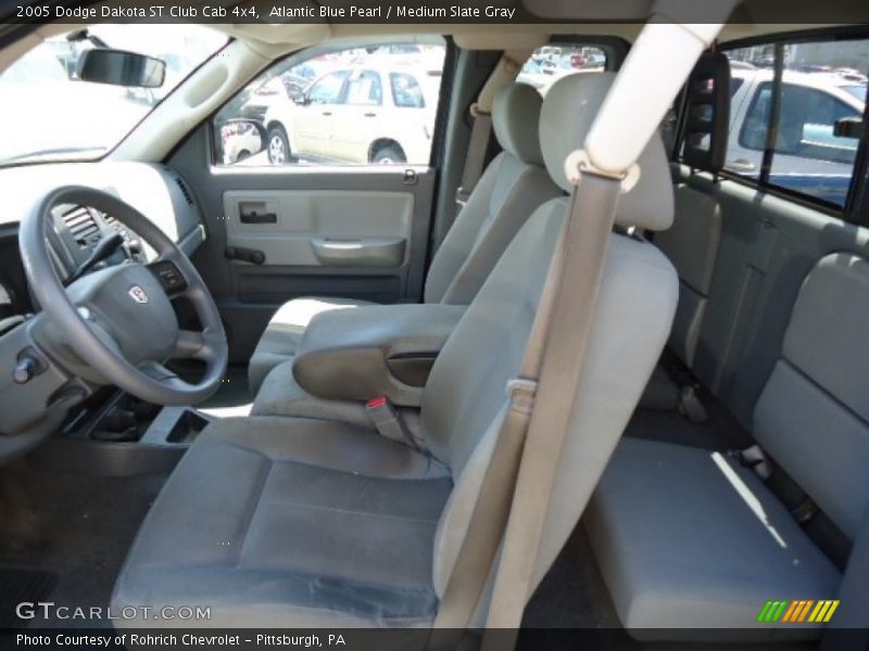 Atlantic Blue Pearl / Medium Slate Gray 2005 Dodge Dakota ST Club Cab 4x4