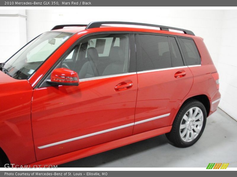 Mars Red / Black 2010 Mercedes-Benz GLK 350