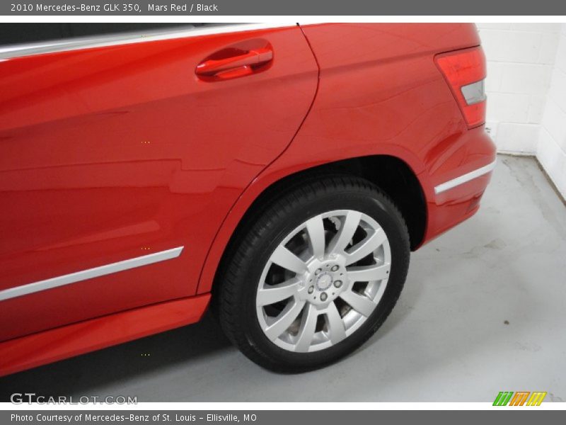 Mars Red / Black 2010 Mercedes-Benz GLK 350