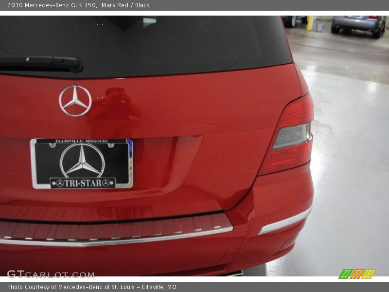 Mars Red / Black 2010 Mercedes-Benz GLK 350