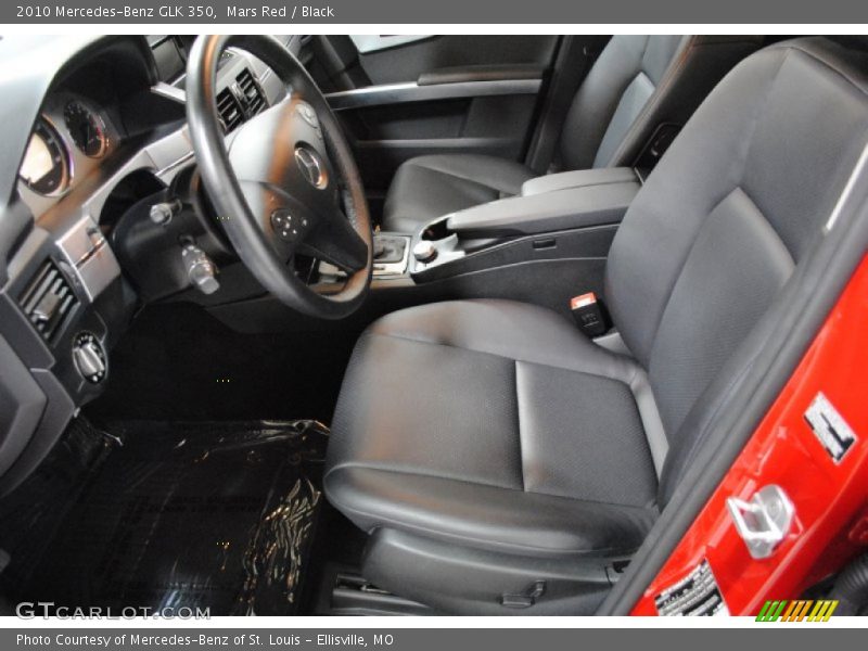 Mars Red / Black 2010 Mercedes-Benz GLK 350