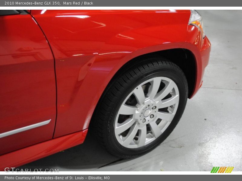 Mars Red / Black 2010 Mercedes-Benz GLK 350