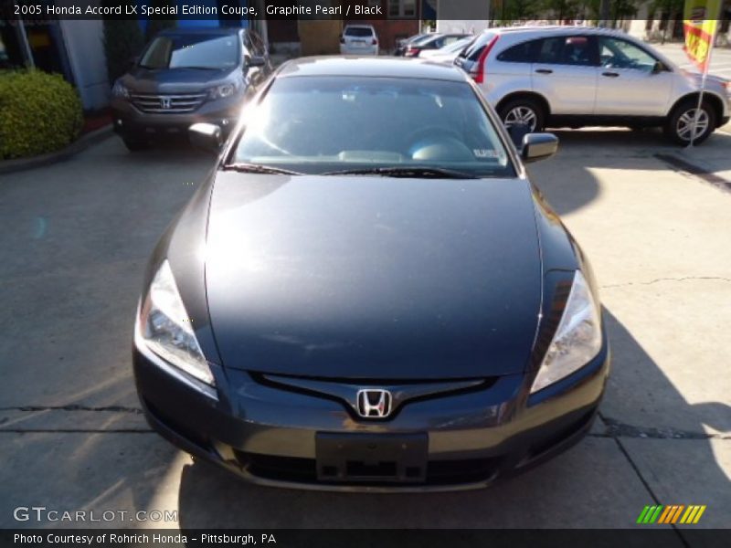 Graphite Pearl / Black 2005 Honda Accord LX Special Edition Coupe