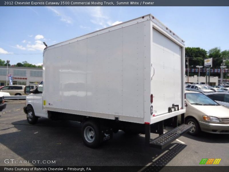 Summit White / Pewter 2012 Chevrolet Express Cutaway 3500 Commercial Moving Truck