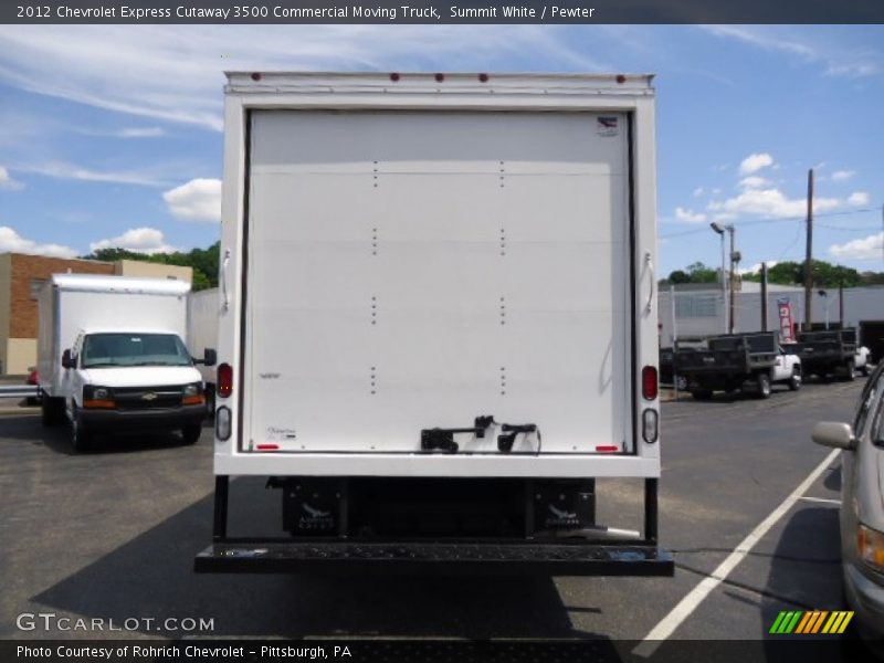 Summit White / Pewter 2012 Chevrolet Express Cutaway 3500 Commercial Moving Truck