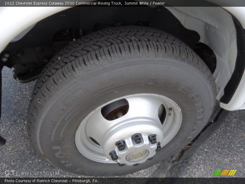 Summit White / Pewter 2012 Chevrolet Express Cutaway 3500 Commercial Moving Truck