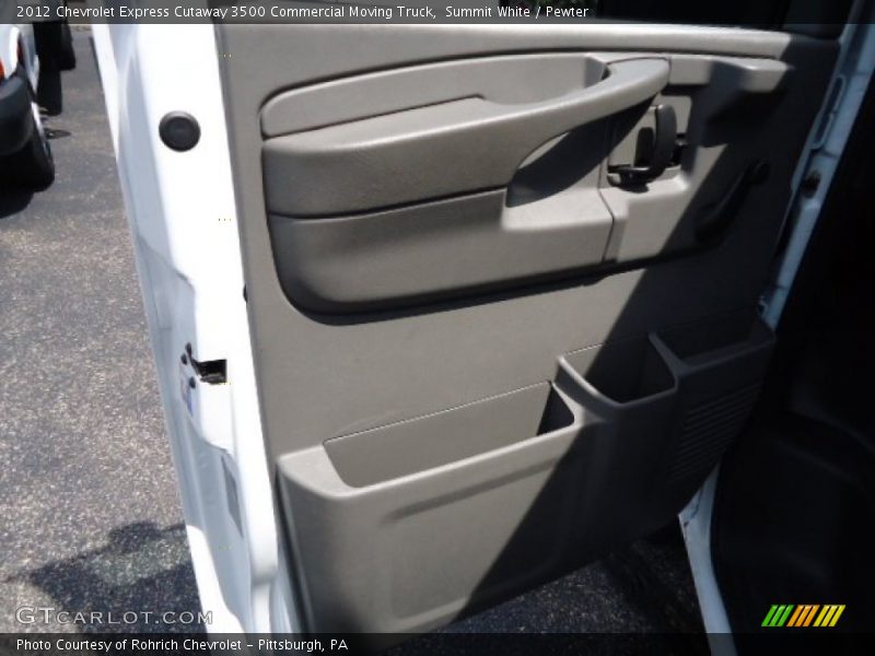 Summit White / Pewter 2012 Chevrolet Express Cutaway 3500 Commercial Moving Truck