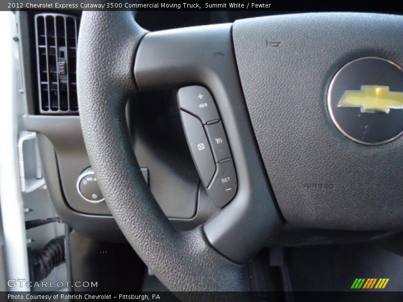 Summit White / Pewter 2012 Chevrolet Express Cutaway 3500 Commercial Moving Truck