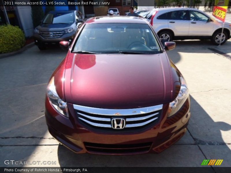  2011 Accord EX-L V6 Sedan Basque Red Pearl