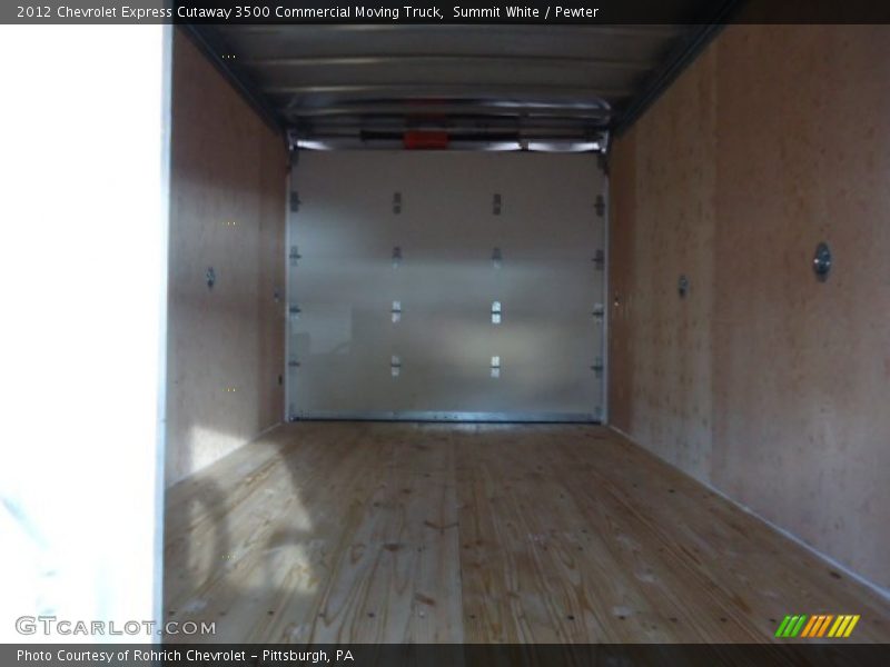 Summit White / Pewter 2012 Chevrolet Express Cutaway 3500 Commercial Moving Truck