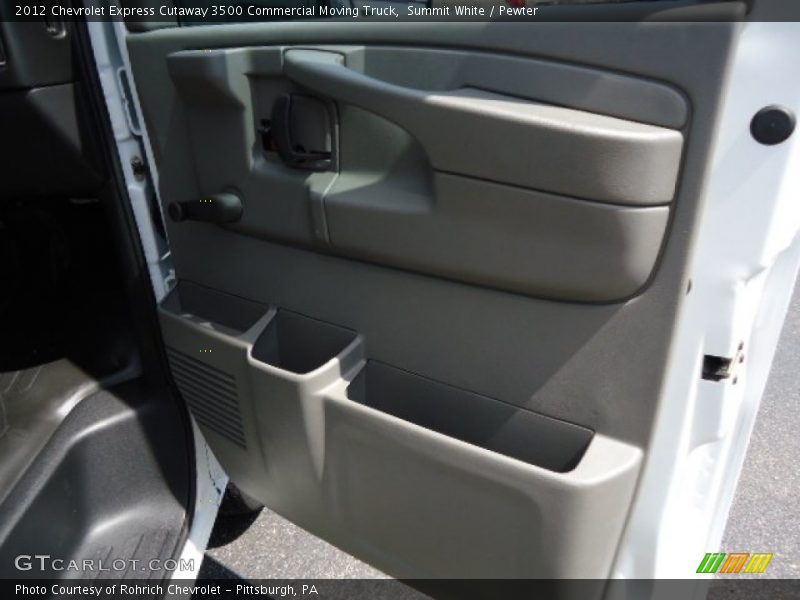 Summit White / Pewter 2012 Chevrolet Express Cutaway 3500 Commercial Moving Truck