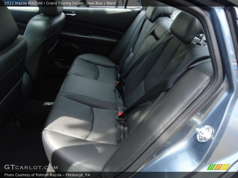 Steel Blue / Black 2013 Mazda MAZDA6 i Grand Touring Sedan