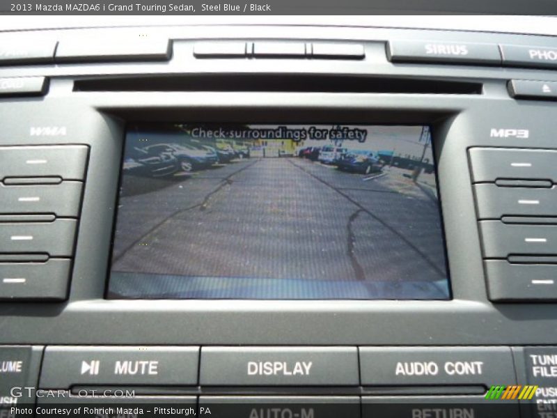 Steel Blue / Black 2013 Mazda MAZDA6 i Grand Touring Sedan