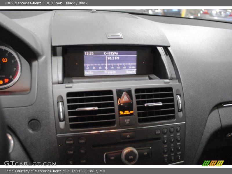 Black / Black 2009 Mercedes-Benz C 300 Sport