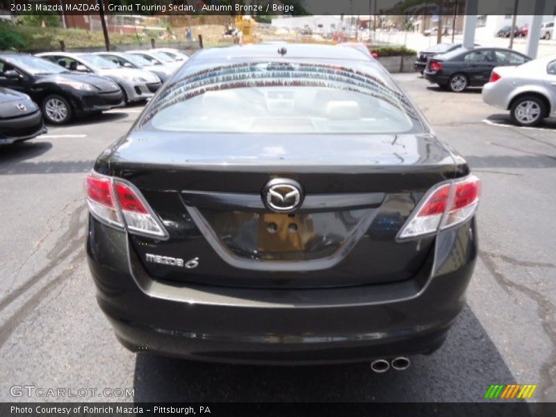 Autumn Bronze / Beige 2013 Mazda MAZDA6 i Grand Touring Sedan