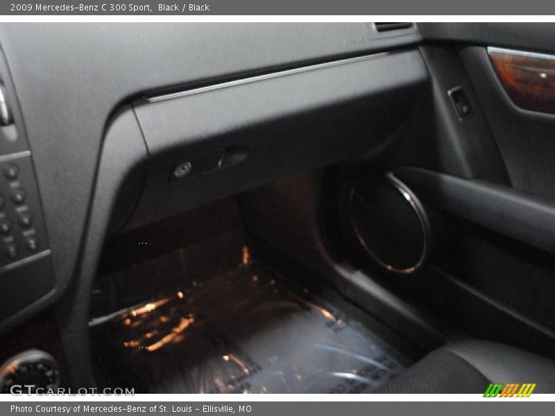 Black / Black 2009 Mercedes-Benz C 300 Sport