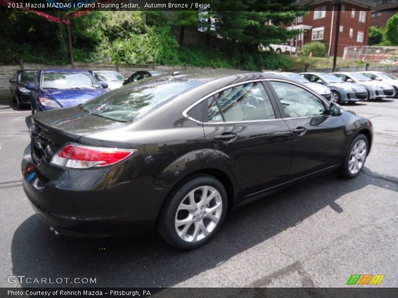 Autumn Bronze / Beige 2013 Mazda MAZDA6 i Grand Touring Sedan