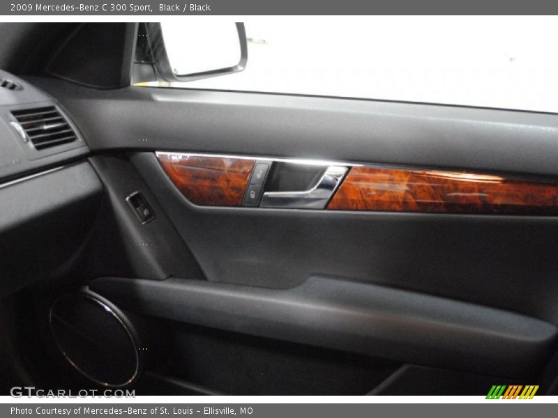 Black / Black 2009 Mercedes-Benz C 300 Sport