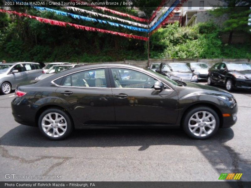 Autumn Bronze / Beige 2013 Mazda MAZDA6 i Grand Touring Sedan