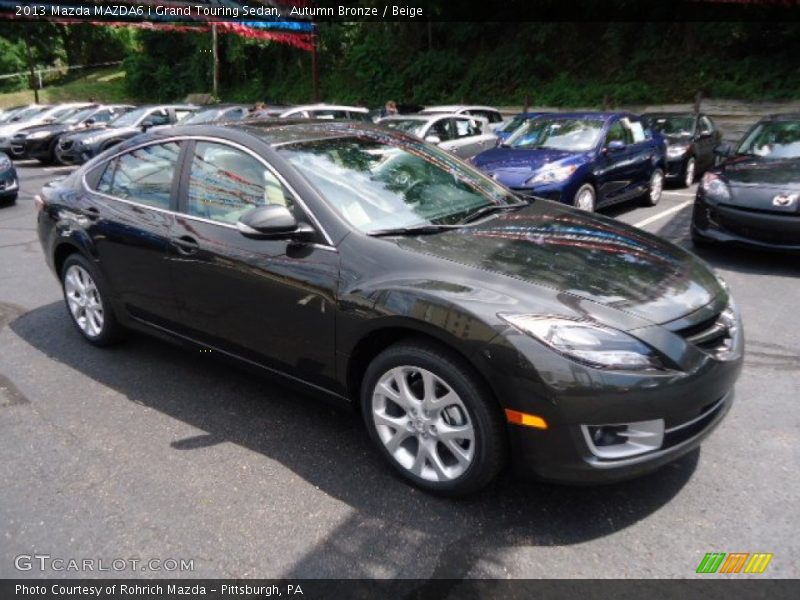 Autumn Bronze / Beige 2013 Mazda MAZDA6 i Grand Touring Sedan
