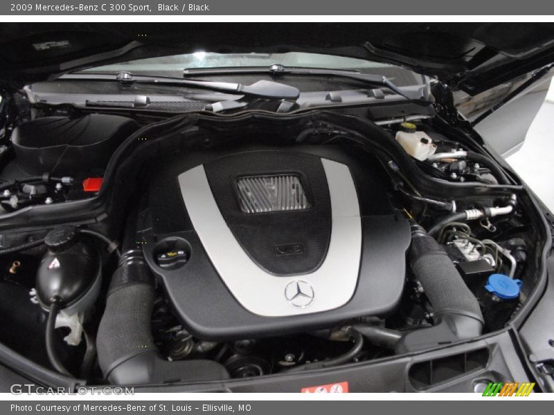 Black / Black 2009 Mercedes-Benz C 300 Sport