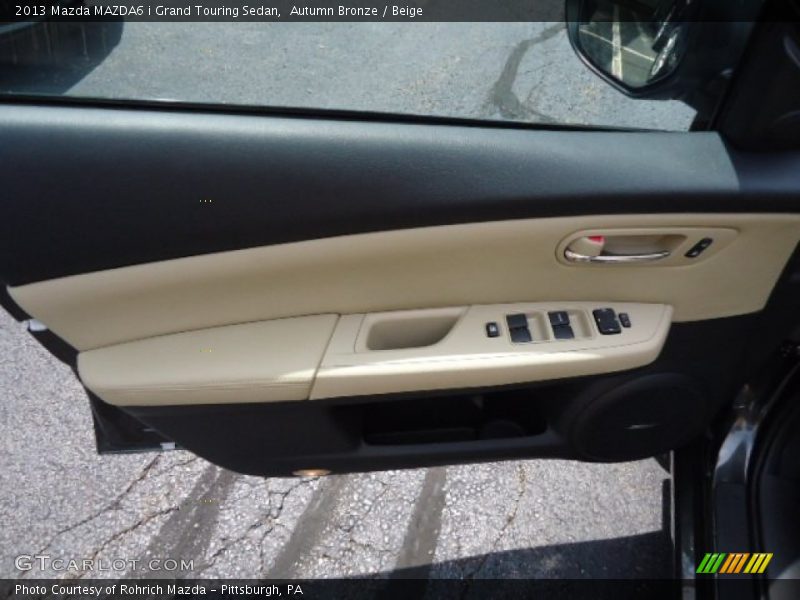 Autumn Bronze / Beige 2013 Mazda MAZDA6 i Grand Touring Sedan